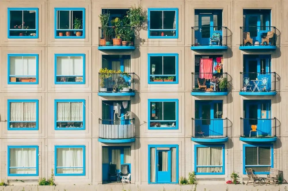 Apartamentos com varanda — Referência visual
